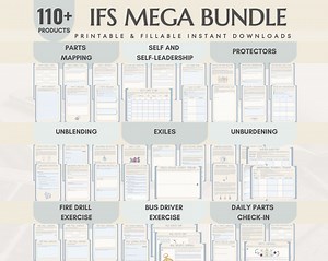 Internal Family Systems Worksheets IFS Cheat Sheets Parts Mapping Exercise IFS Protectors Therapy Worksheets Trauma Workbook Anxiety Sheets - Etsy