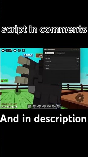 loadstring(game:HttpGet("https://paste.ee/r/30HLWhKd"))() #shorts #scripts #growagarden #roblox