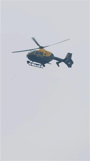 Police helicopter patrol over Heathrow airport #aviation #heathrow