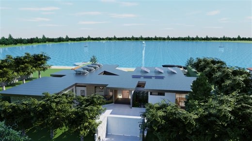 1.9K views · 47 reactions | Step inside this stunning modern lakeside bungalow created by SupremeHomeDesign in Live Home 3D! ✨ From solar panels to sleek interiors and serene water views—this design blends sustainability with luxury. Don’t miss the full tour!  Visit the SupremeHomeDesign YouTube channel to find more videos of home design projects: www.youtube.com/@supremehomedesign5273 #madewithlivehome3d | Live Home 3D | Facebook