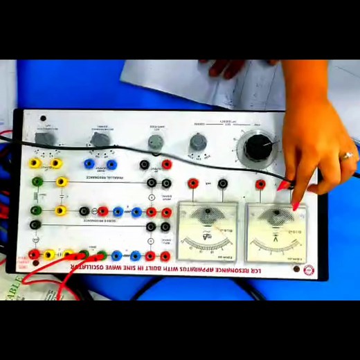 2K views · 55 reactions | Done by me  lcr resonance circuit experiment Our physics practical #physics #physicspractical #educational | Ayushi Roy | Facebook