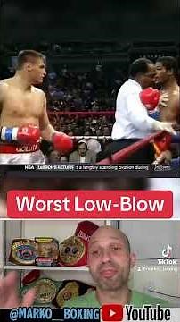 ￼The worst low blows in boxing history￼