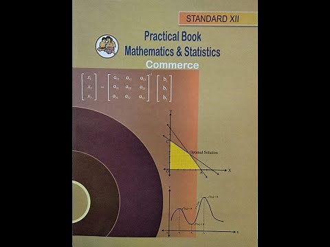 HSC 12th COMMERCE Maths Practical Solutions for Academic Excellence! #hsc #maths #maharashtraboard