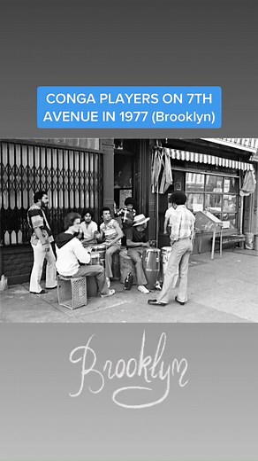Conga Players on 7th Avenue: A 1977 Snapshot