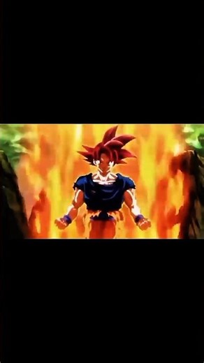 Goku goes to super saiyan god #edit #anime #dbs #goku #ssjgod #skulledit #animeedit #dbsedit #viral
