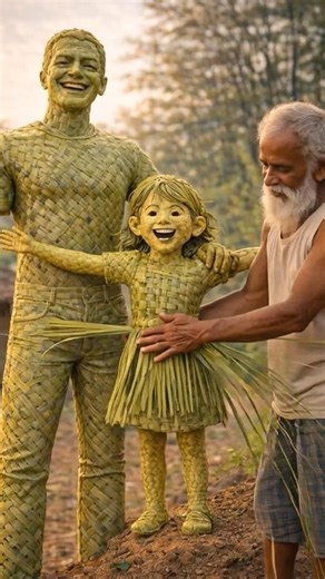 An Old Man Wove a Father’s Love From Palm Leaves 🍃