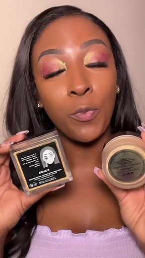 Setting Powder VS Translucent Setting Powder🤔😉 #makeup #makeuptips #makeuptipsandtricks #settingpowder