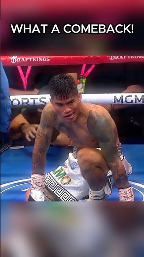 One of the greatest comebacks in boxing history
