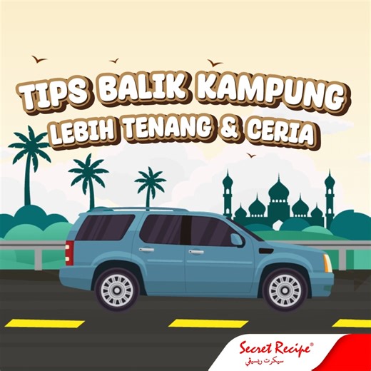 127K views · 68 reactions | Balik kampung! Balik kampung! Korang raya kat mana tahun ni? Jangan lupa plan perjalanan supaya tidak stres  Boleh gunakan tips yang Min share ni okay  Walaupun mungkin mengambil masa yang lama, ianya pasti berbaloi bila dapat berjumpa dengan keluarga tersayang  Boleh siap-siap tapau Secret Recipe sebagai makanan berbuka kalau tak sempat sampai  #SecretRecipeMY | Secret Recipe Malaysia | Facebook