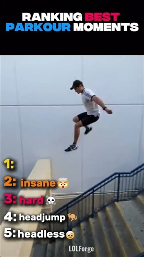 Ranking Best Parkour Moments