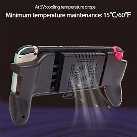 Poignée de charge extensible pour console de jeux vidéo nintendo Switch Lite, avec support, ventilateur Cool, accessoires | Rakuten