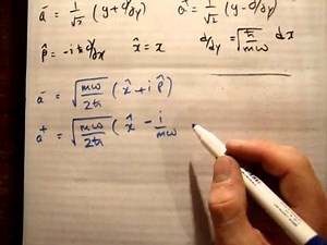 Quantum LHO 5 : Ladder Operators Using Position and Momentum