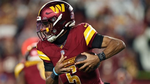 Jayden Daniels sets record for most rushing yards by a rookie QB in NFL history