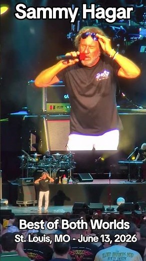 Sammy Hagar - Best Of Both Worlds - Hollywood Casino Amphitheatre - Maryland Heights MO June 13,2026