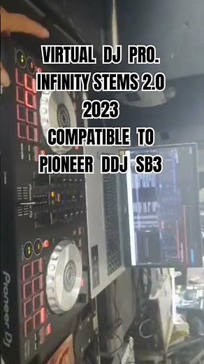 VIRTUAL DJ PRO. INFINITY STEMS 2.0 2023 V7482 COMPATIBLE TO PIONEER DDJ SB3