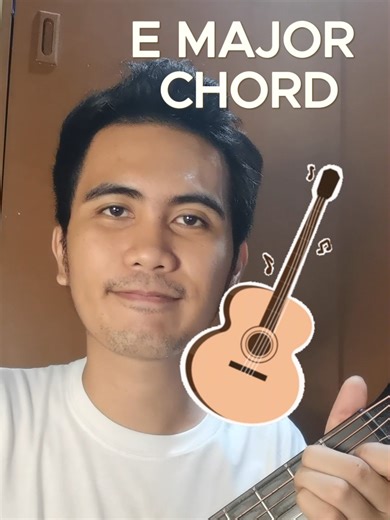 E Major Chord for Beginners on Acoustic Guitar