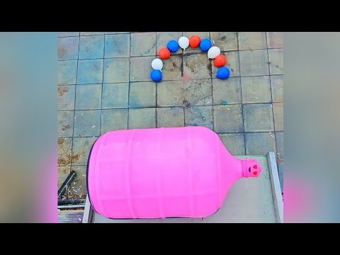 🎈Breaking Glass Bottles and Balloon drops🌈 - Crushing Crunchy & Soft Things💥⚠️🔥