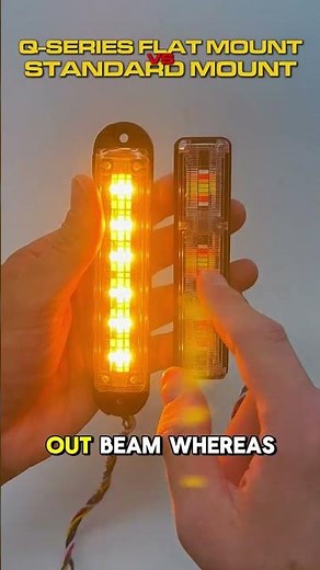 Q-Series Flat Mount vs Standard Mount: Light Spread Comparison 🚨💡