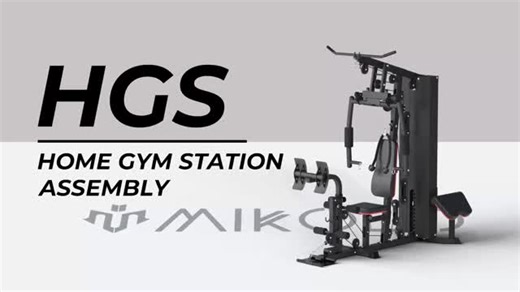 video, Home Gym, Workout Station with 150LBS Weight Stack, Multifunctional Home Gym Equipment with Pulley System for Full Body Strength Training Squat Fitness Machine