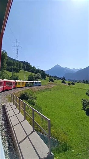 The Most Beautiful Train Ride in Switzerland 🚆🏔️ Bernina Express