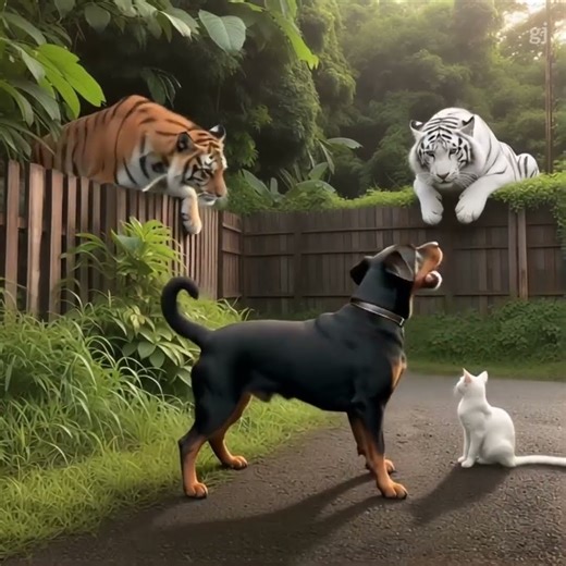 "Don't mess around with my cousins!" 😺