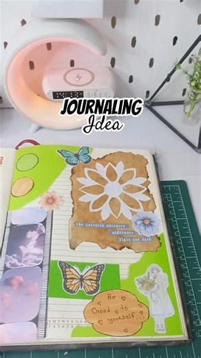 DIY Journaling Idea 🕊️💚 | Easy Journal idea #diy #journal #anikasartgallery @AnikasArtGallery922