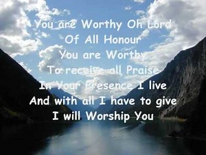 YOU ARE WORTHY