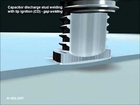 Welding process CD Capacitor discharge stud welding with gap