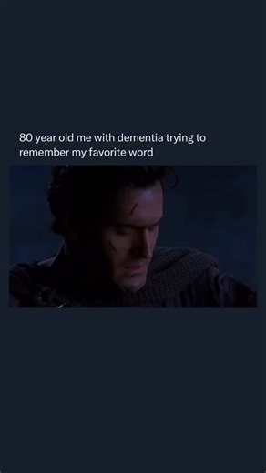 Dark Humor on Instagram: "😭😭 Army of Darkness (1992) follows Ash Williams, a hardware store clerk who is transported back to 1300 A.D. after the events of Evil Dead II. Trapped in the Middle Ages, Ash must find the Necronomicon Ex Mortis to return to his own time. Along the way, he accidentally awakens an army of the dead, led by an undead version of himself, and is forced to lead a primitive medieval defense against the Deadites using his 1973 Oldsmobile, a modified chainsaw, and his “boomsti