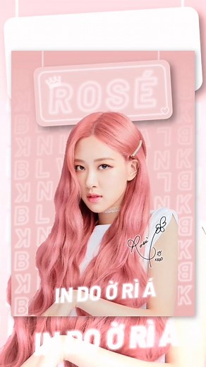 Thiết kế poster bằng PowerPoint cùng BlackPink ROSÉ