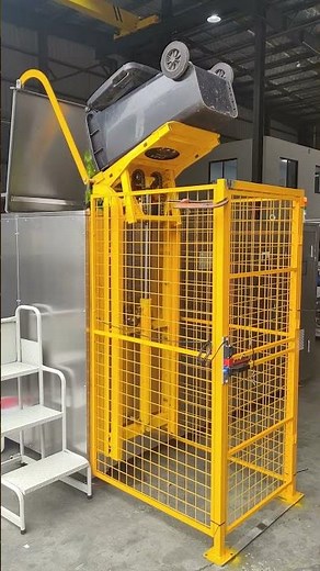 Industrial Food Waste Composting Machine with Lifting & In-Built Shredder System