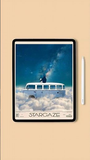 Turning ordinary photos into a dreamy, surreal poster ✨