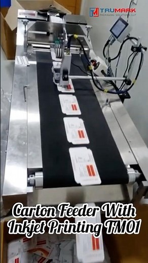 Automatic Friction Feeder + TIJ Inkjet Printer | High-Speed Batch Coding & Packaging Automation