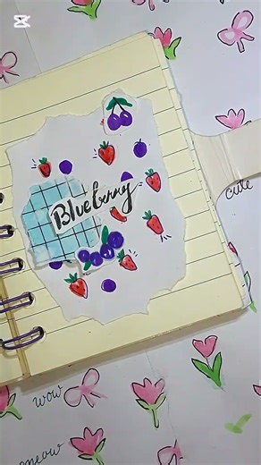 Mini journal 🦋 💫 #shorts#journal #art#craft#diy#viral#cute #sticker#handmade #painting