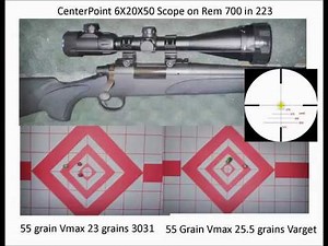 CenterPoint 6X20X50 Rifle Scope