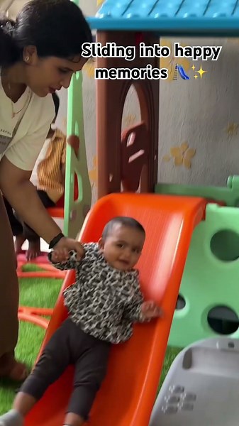 Trishika’s first play date✨ #cutebaby #playdate
