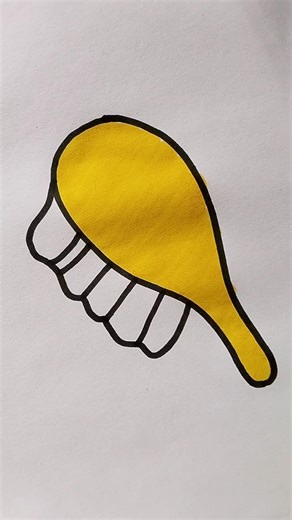 Baby Hair Comb 🪮#baby #haircomb #kidstvforfun #drawing #funny #viral #coloring #shorts #trending