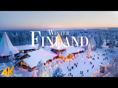 Winter Finland 4K Ultra HD • Stunning Footage Finland, Scenic Relaxation Film with Calming Music