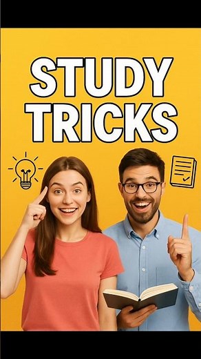 Study tricks 💪