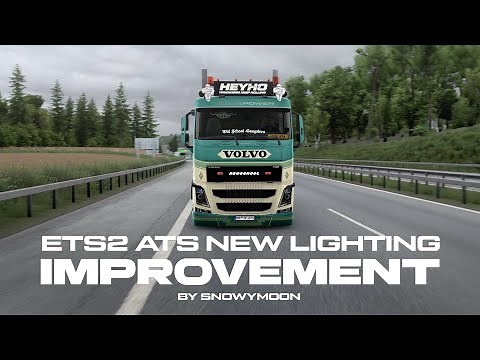 FREE ETS2/ATS Graphics Overhaul! | SnowyMoon Lighting Mod BETA First Look & Install Guide