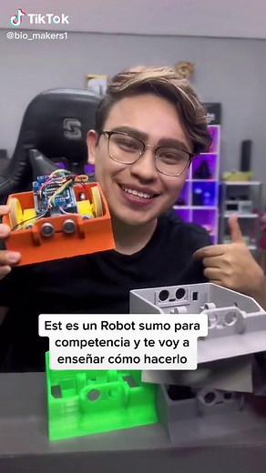 Robot Sumo en Impresión 3D: Diseño, Construcción y Programación
