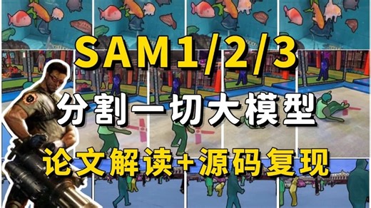 计算机视觉顶流算法！一口气学完SAM系列1、2、3所有论文及源码，真比刷剧还爽！
