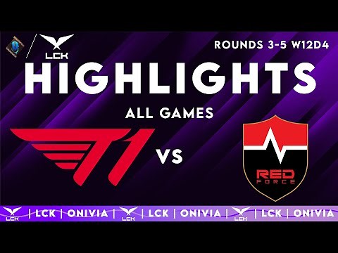 T1 vs NS Highlights ALL GAMES — LCK 2025 Rounds 3-5 — T1 vs NS RedForce by Onivia