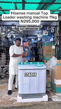 HISENSE MANUAL TOP WASHING MACHINE 11KG
