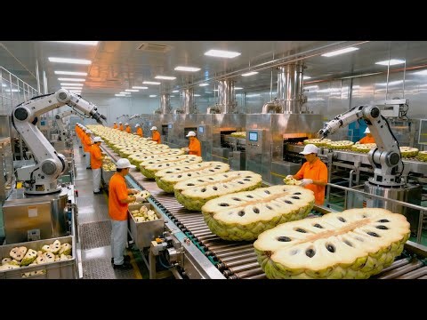 Inside the Custard Apple Pulp Factory – From Fresh Fruit to Frozen Pulp
