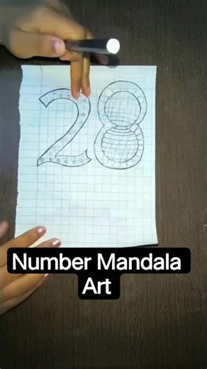 Number Mandala | 28 Mandala