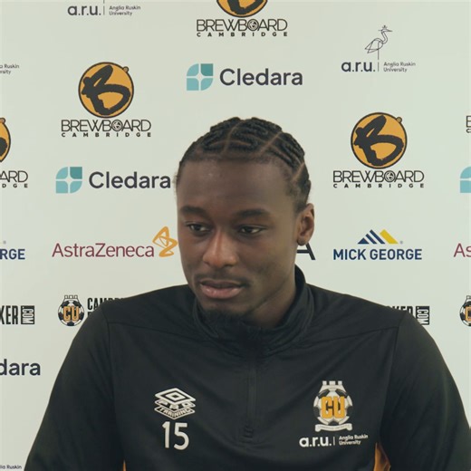 Jubril Okedina talks to the press with Burton at home on the horizon. 💬 Full press conference 👉 https://www.cambridgeunited.com/video/player/0_4vk0wgdv?feed=41559bc3-ef6f-4d05-92d8-a2e6291090d8&section=9374131b-5ad5-40f9-8104-85be2822033a | Cambridge United Football Club