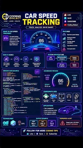 🚗 Build a Car Speed Tracker Using Arduino |Aryan Kelvin | Algorithm