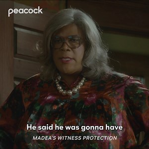 3.2K views · 96 reactions | When Madea says "get out of bed," you get out of bed! Madea's Witness Protection is streaming now on Peacock. | Peacock TV | Facebook