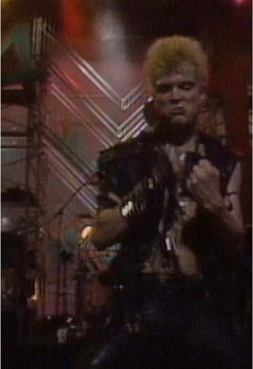 Billy Idol's White Wedding Live Performance Clip